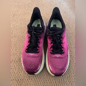 Hoka One One Clifton 8 Running Shoes, Purple, Women's 8